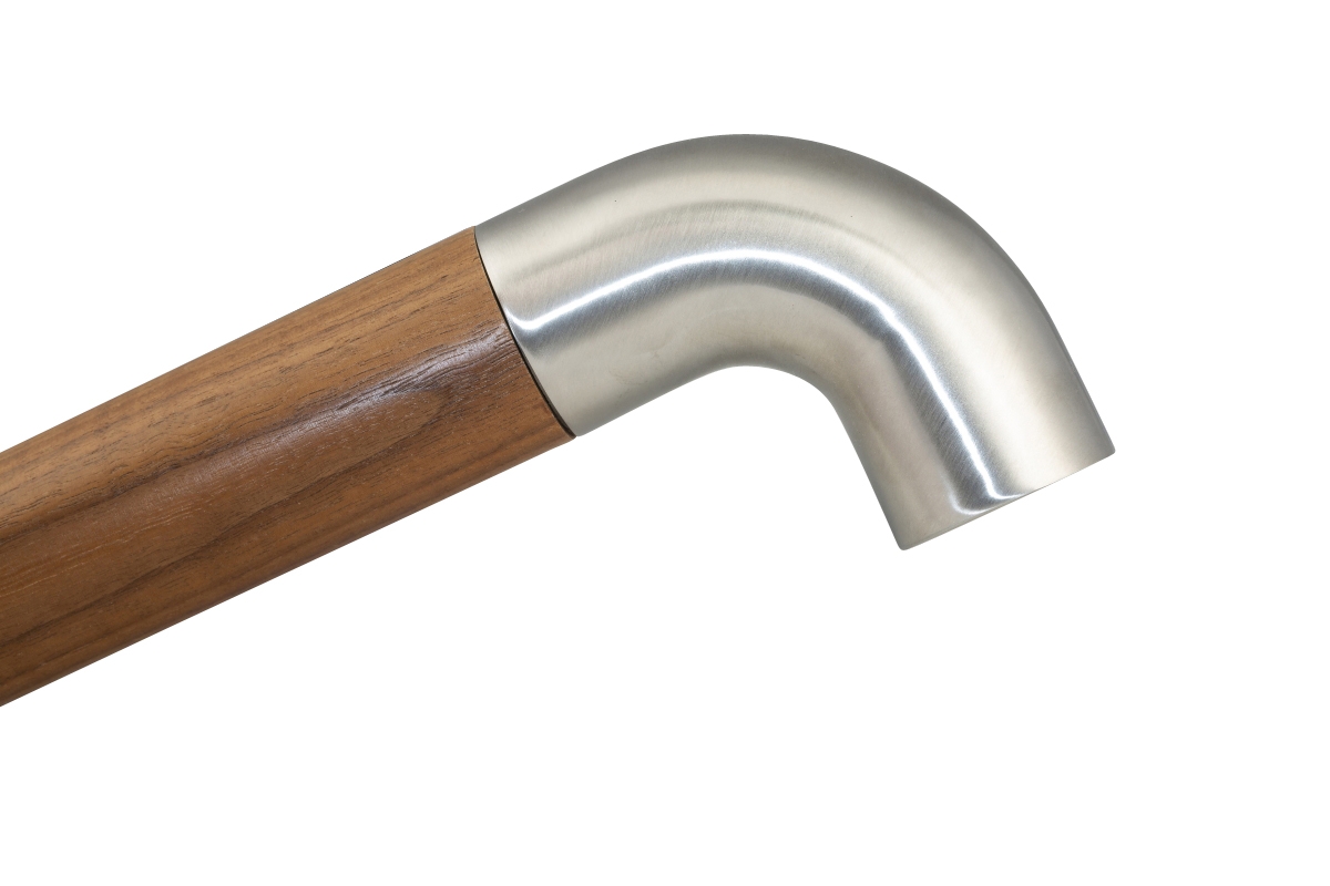 Edelstahlendbogen 90° - für Ø 42 mm