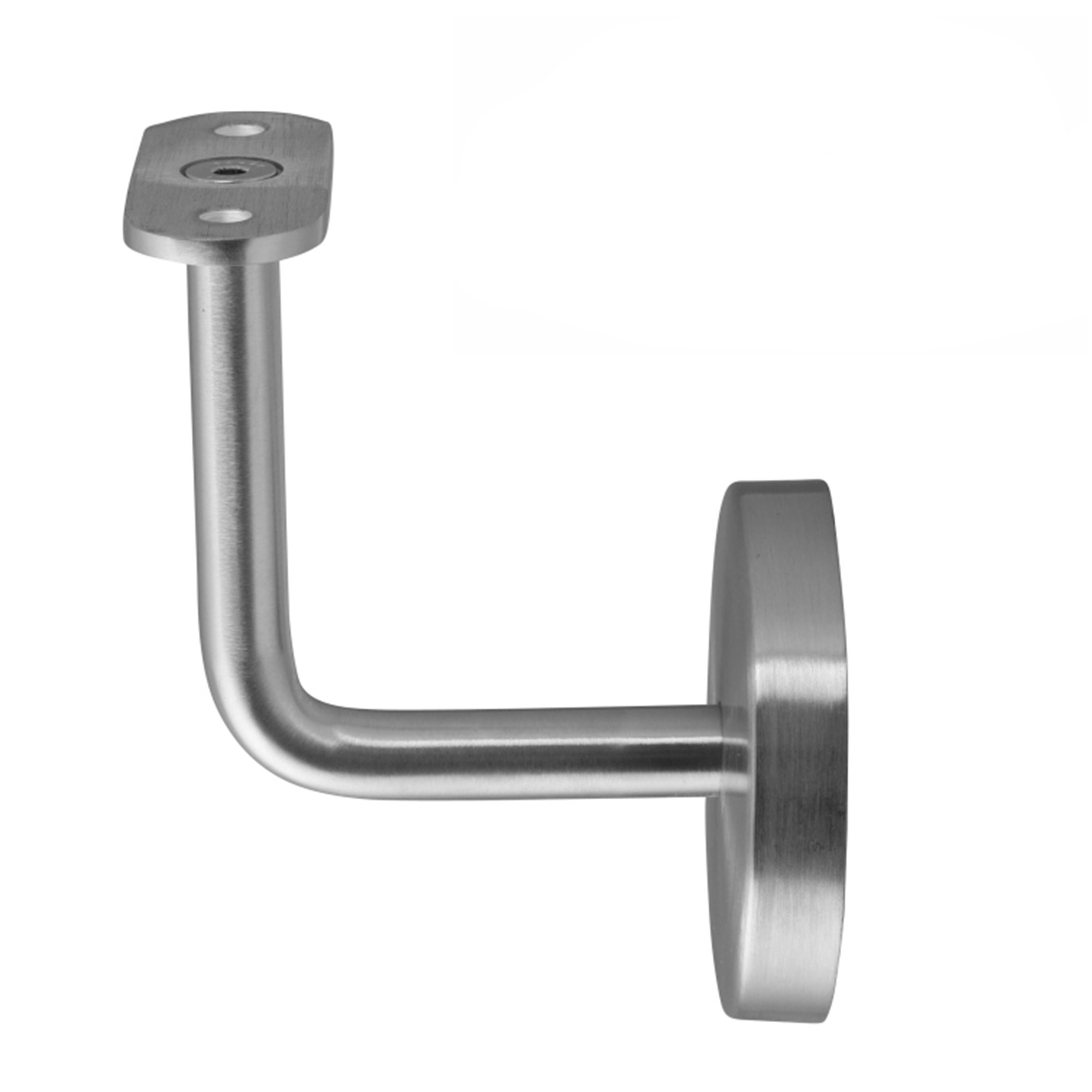 Halter 02 Edelstahl, gerade Halteplatte