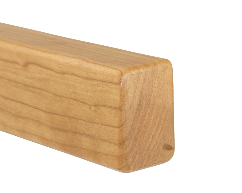Holzhandlauf Kirsche - rechteckig, 40 x 60 mm