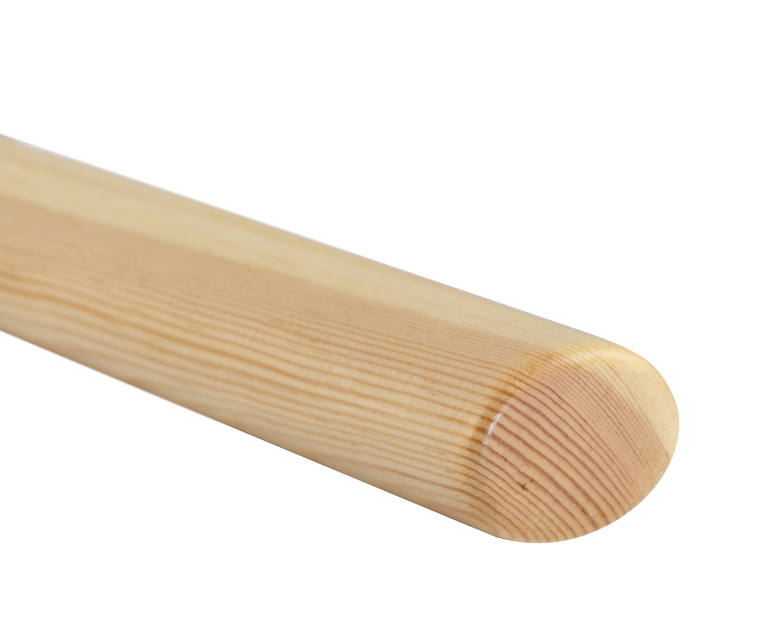 Holzhandlauf Fichte/Tanne - oval, 50 x 35 mm
