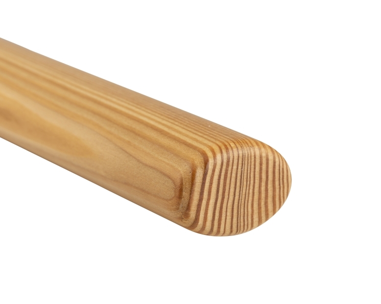 Holzhandlauf Lärche - oval, 50 x 35 mm