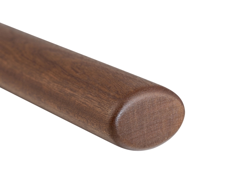 Holzhandlauf Nussbaum - oval, 50 x 35 mm