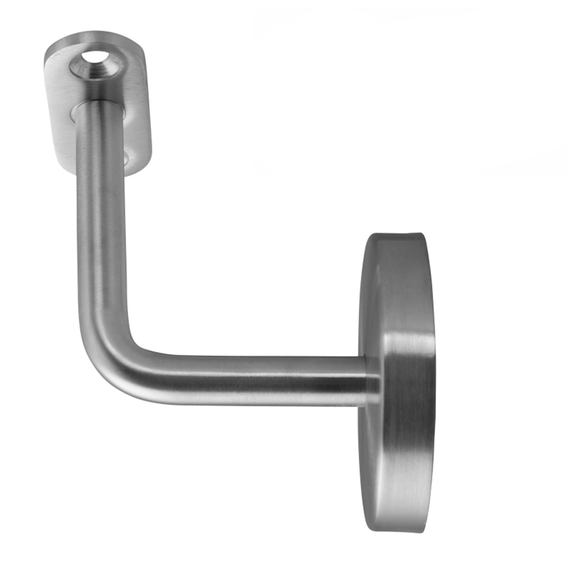 Halter 02 Edelstahl, gerade Halteplatte
