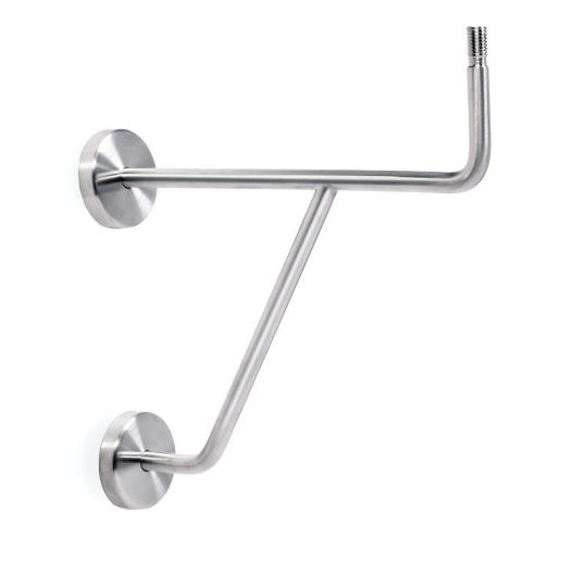 Balletstangenhalter, Edelstahl, mit M12 Gewinde