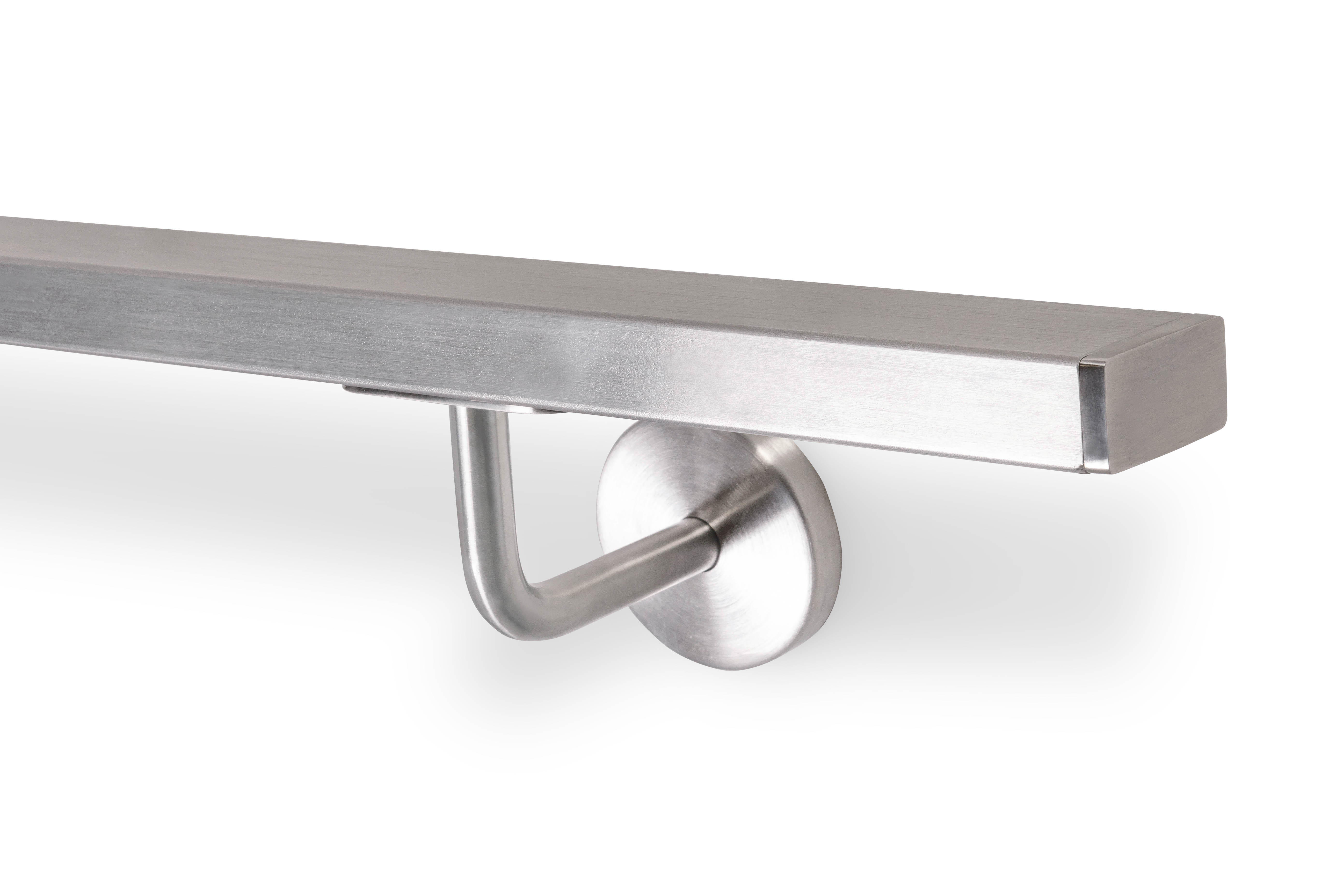 Handlauf Edelstahl (A2) rechteckig 40 x 20 mm, nach Maß konfigurierbar
