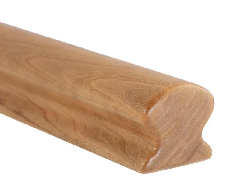Holzhandlauf Kirsche - omega, 55 x 50 mm