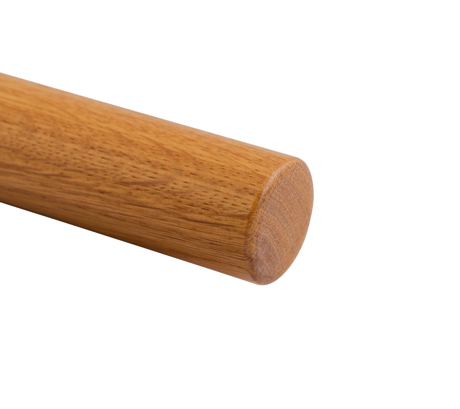 HDL-40-EicheSmVvTGbjBN8UD Handlauf eur. Weisseiche - rund, Durchm. 40 mm