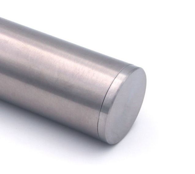 A2-rund-Endkappe-flach Handlauf Edelstahl (A2) rund Ø 42,4 mm, nach Maß konfigurierbar