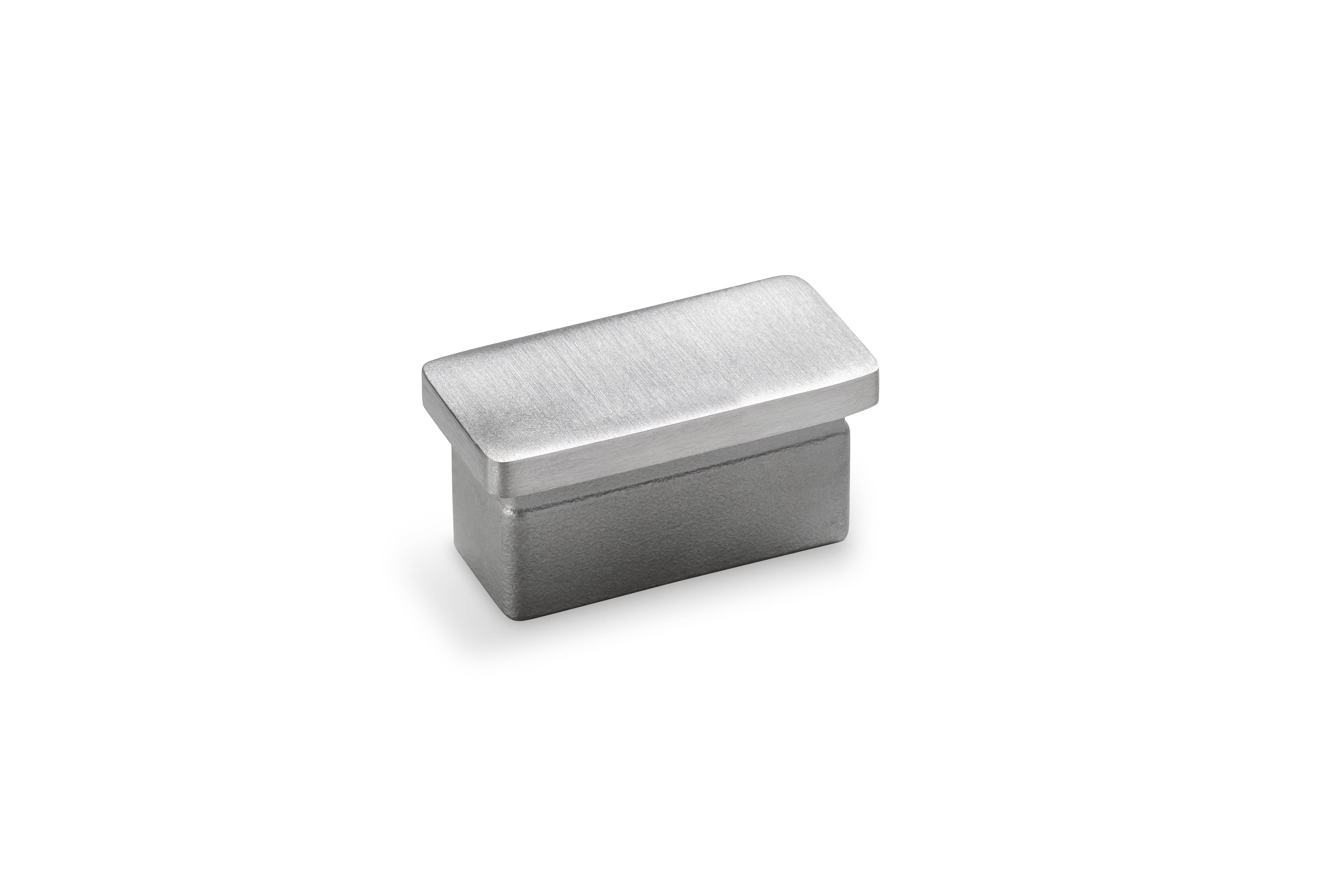 Handlauf Edelstahl (A2) rechteckig 40 x 20 mm, nach Maß konfigurierbar
