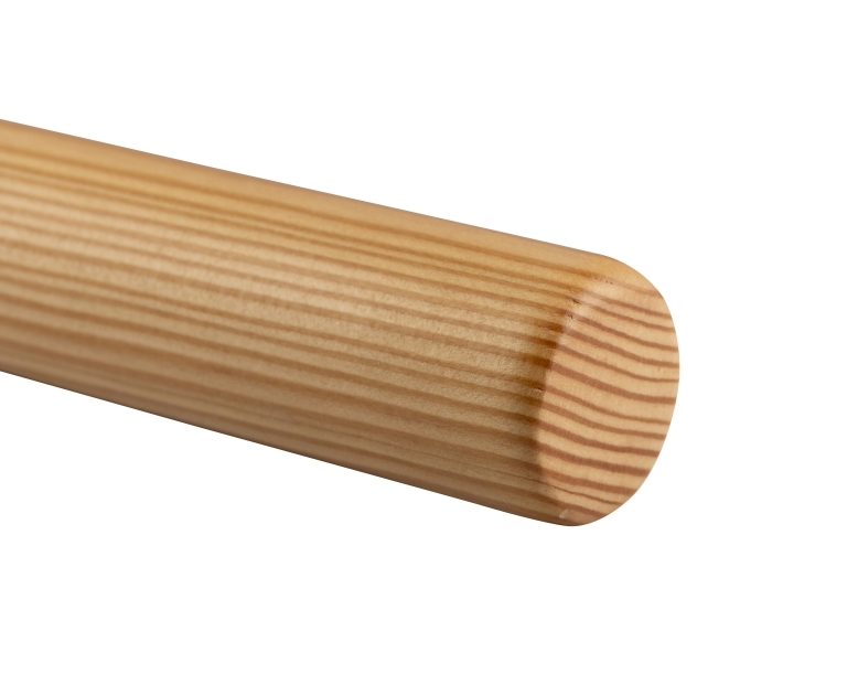 Holzhandlauf Lärche - rund, Durchmesser 50 mm