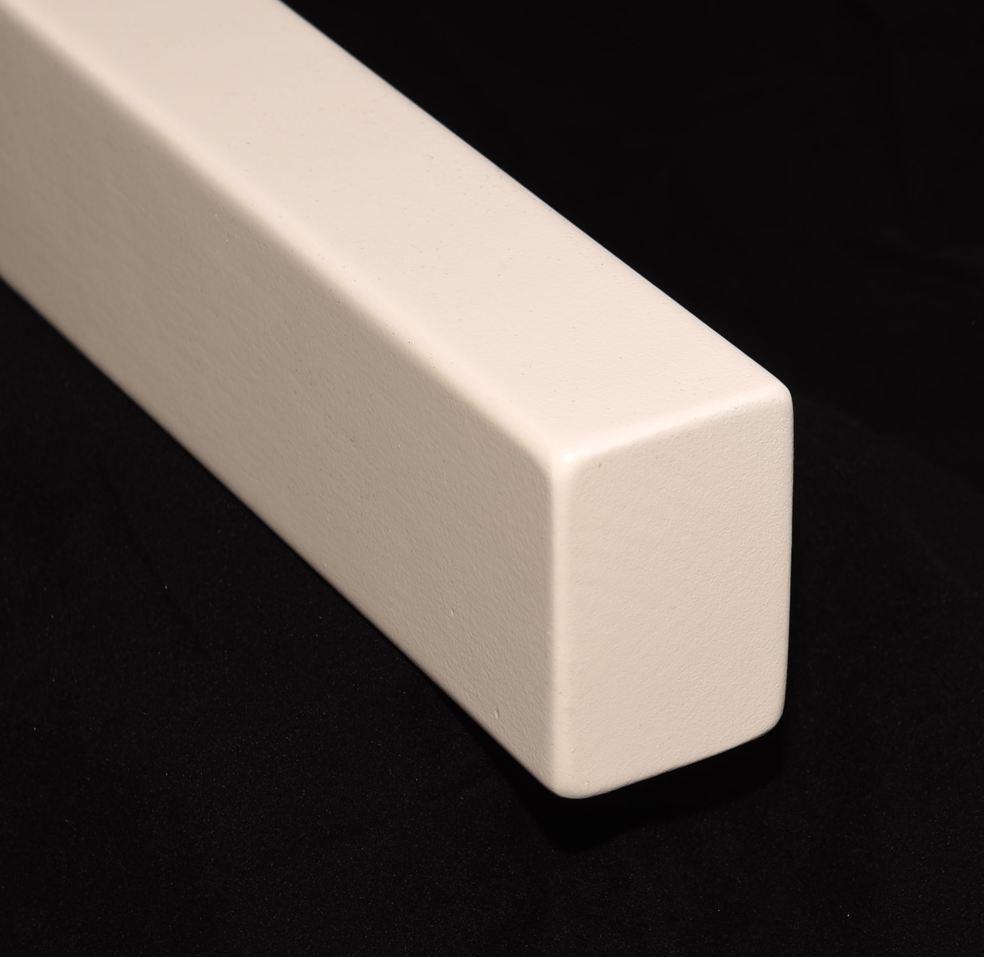 Handlauf Buche weiss lackiert