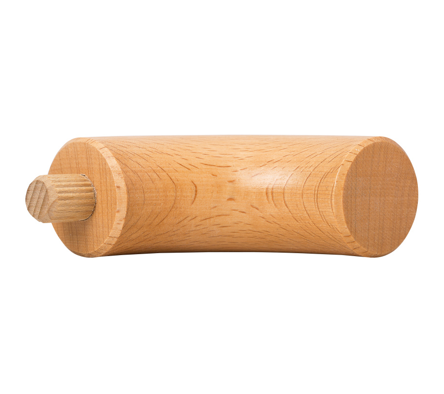 Endbogen 90° - Buche gedämpft - diverse Durchmesser, für Holzhandlauf rund