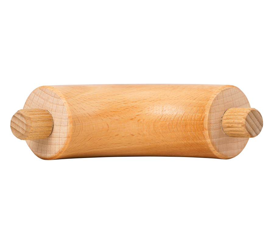 VB-Buche-ged-frontaleQ3IyNPgGPyrj Verbindungsbogen 90° - Buche gedämpft - diverse Durchmesser, für Holzhandlauf rund