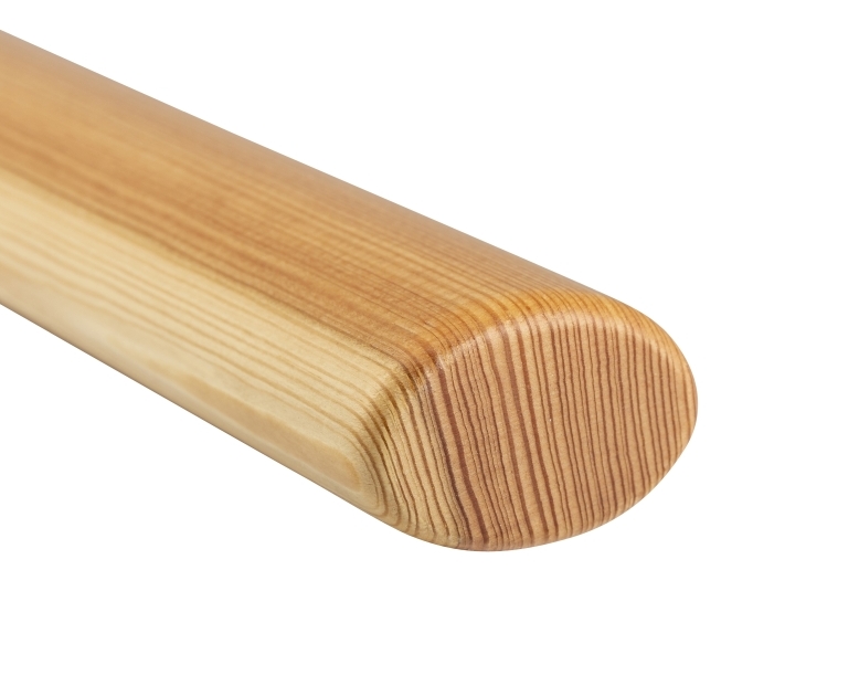 Holzhandlauf Kiefer - oval, 60 x 40 mm