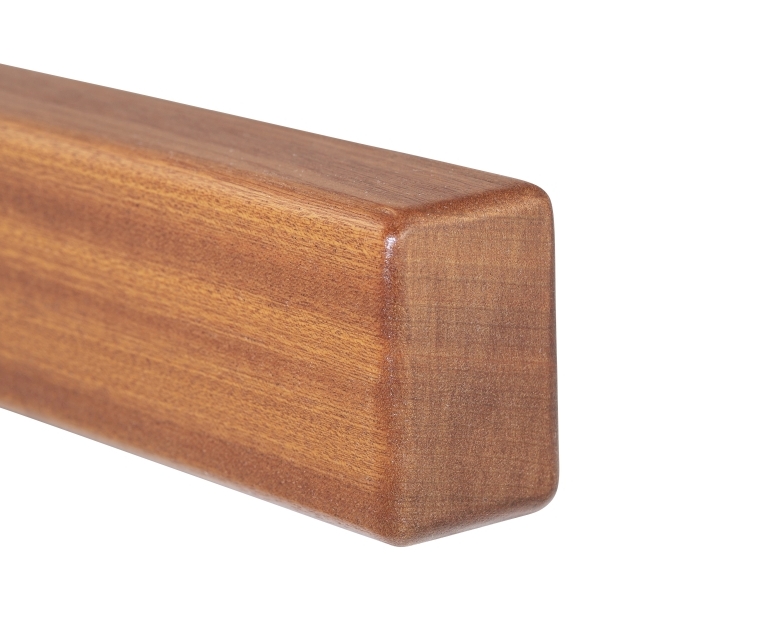 Holzhandlauf Mahagoni - rechteckig, 40 x 60 mm
