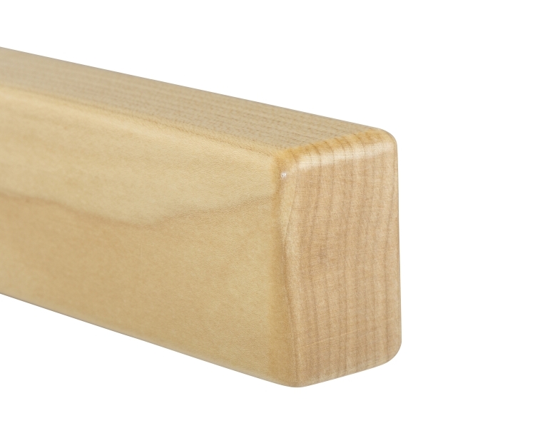 Holzhandlauf Ahorn - rechteckig, 40 x 60 mm