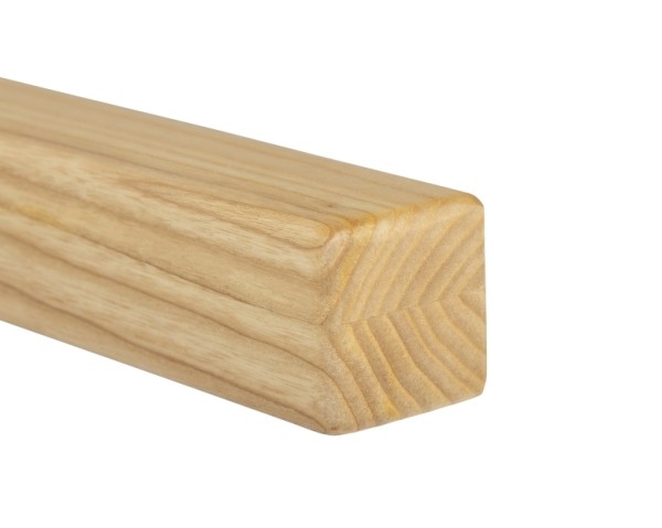 Holzhandlauf Esche - quadratisch, 45 x 45 mm