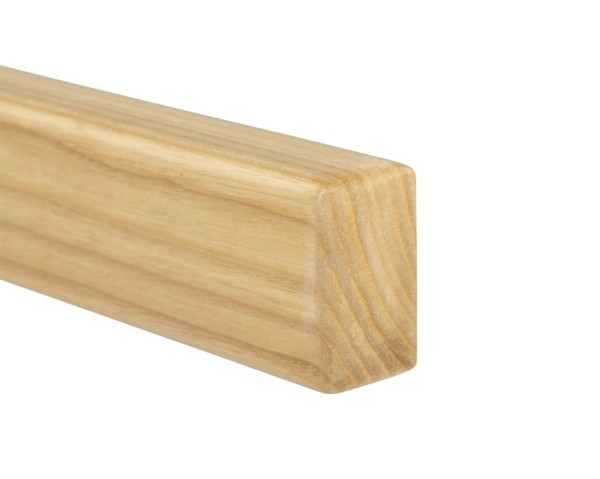 Holzhandlauf Esche - rechteckig, 30 x 50 mm