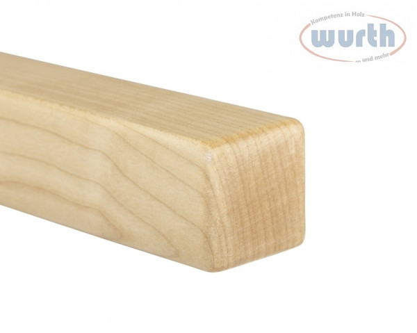 Holzhandlauf Ahorn - quadratisch, 45 x 45 mm