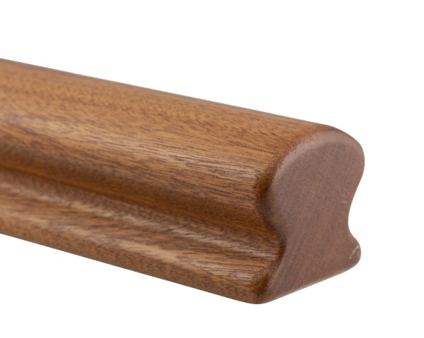 Holzhandlauf Mahagoni - omega, 55 x 50 mm