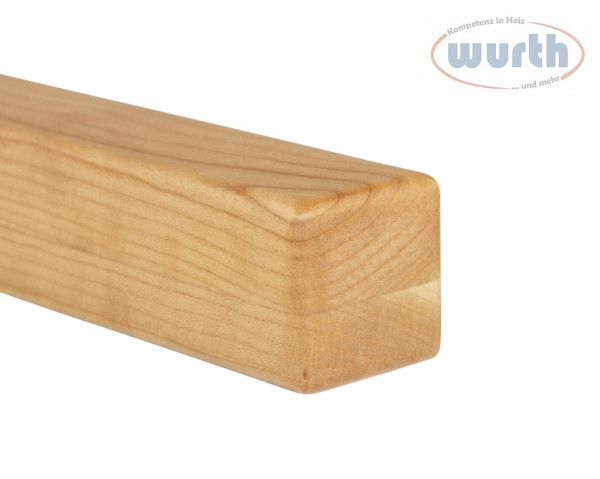 Holzhandlauf Kirsche - quadratisch, 45 x 45 mm