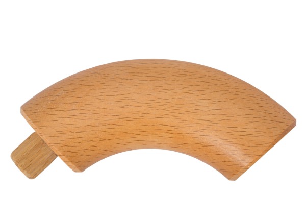 Endbogen 90° - Buche gedämpft - diverse Durchmesser, für Holzhandlauf rund