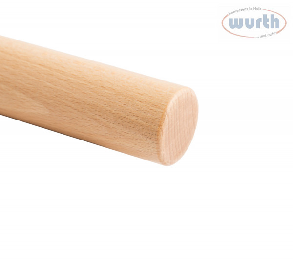 Holzhandlauf Buche - rund, Durchmesser 42 mm