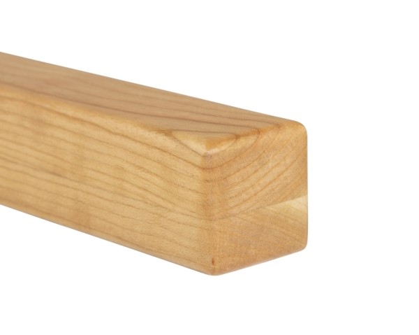 Holzhandlauf Kirsche - quadratisch, 45 x 45 mm