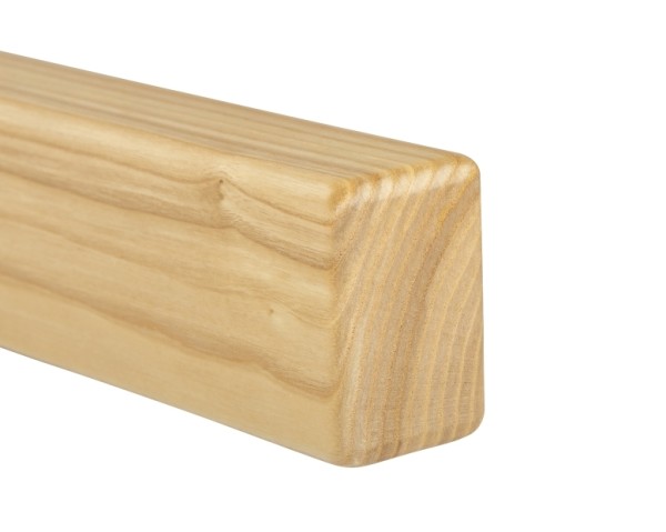 Holzhandlauf Esche - rechteckig, 40 x 60 mm