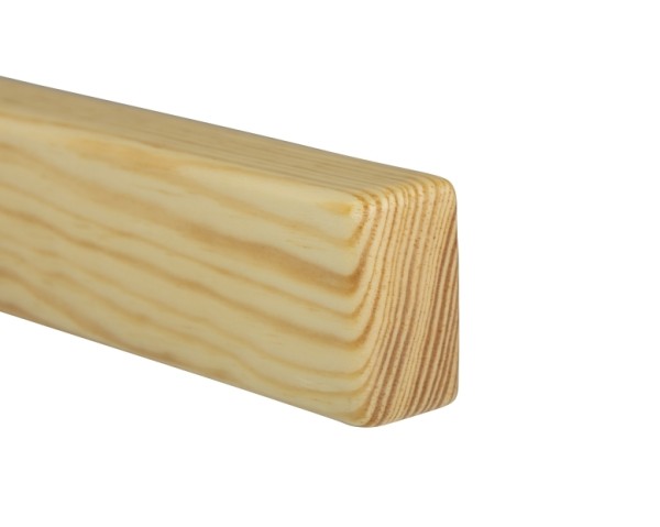 Holzhandlauf Fichte/Tanne - rechteckig, 30 x 50 mm