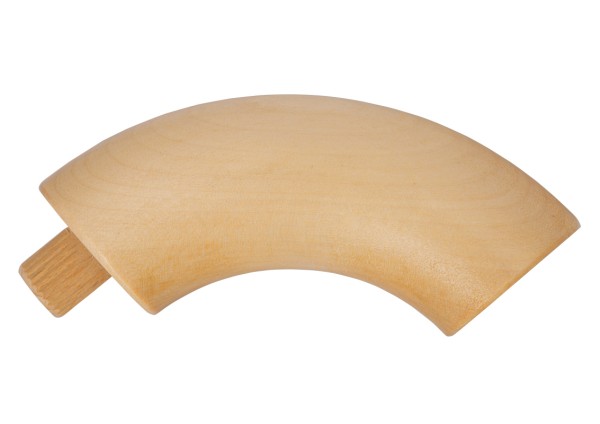 Endbogen 90° - Birke - diverse Durchmesser, für Holzhandlauf rund
