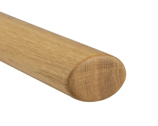 Holzhandlauf Eiche - oval, 60 x 40 mm