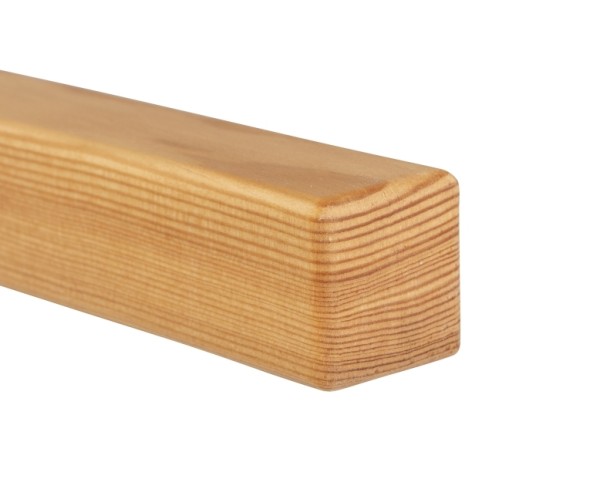 Holzhandlauf Lärche - quadratisch, 45 x 45 mm