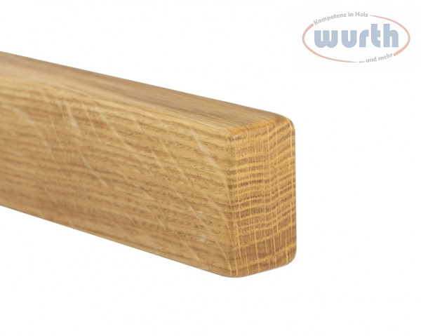 Holzhandlauf Eiche - rechteckig, 30 x 50 mm