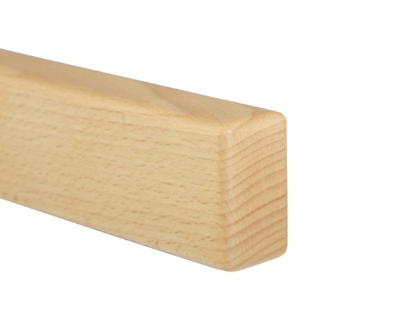 Holzhandlauf Buche - rechteckig, 30 x 50 mm